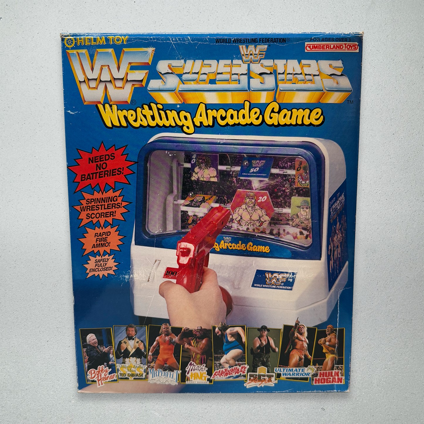 1991 Helm Toy WWF Superstars Wrestling Arcade Game