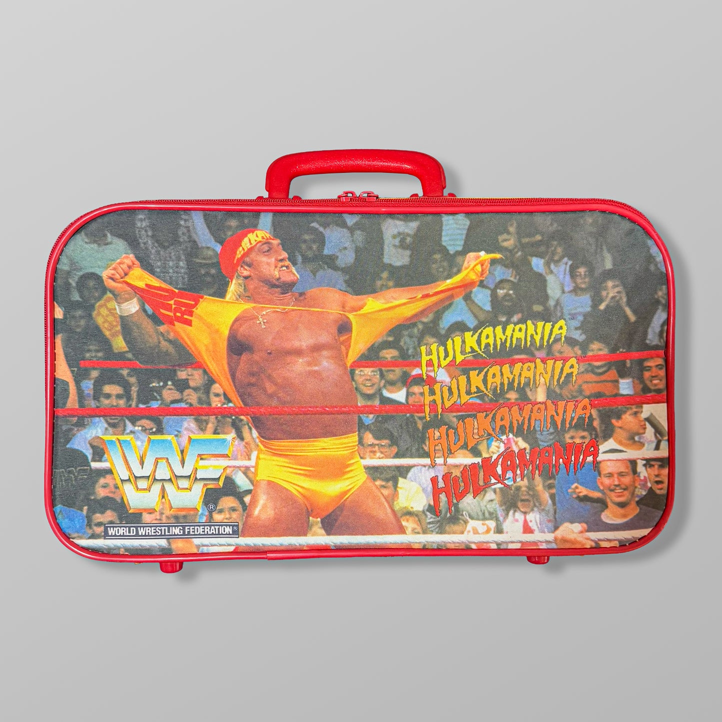 Vintage 1991 WWF Hulk Hogan Kids Suitcase From Titansports Hulkamania!