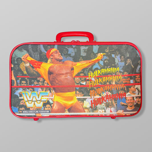 Vintage 1991 WWF Hulk Hogan Kids Suitcase From Titansports Hulkamania!