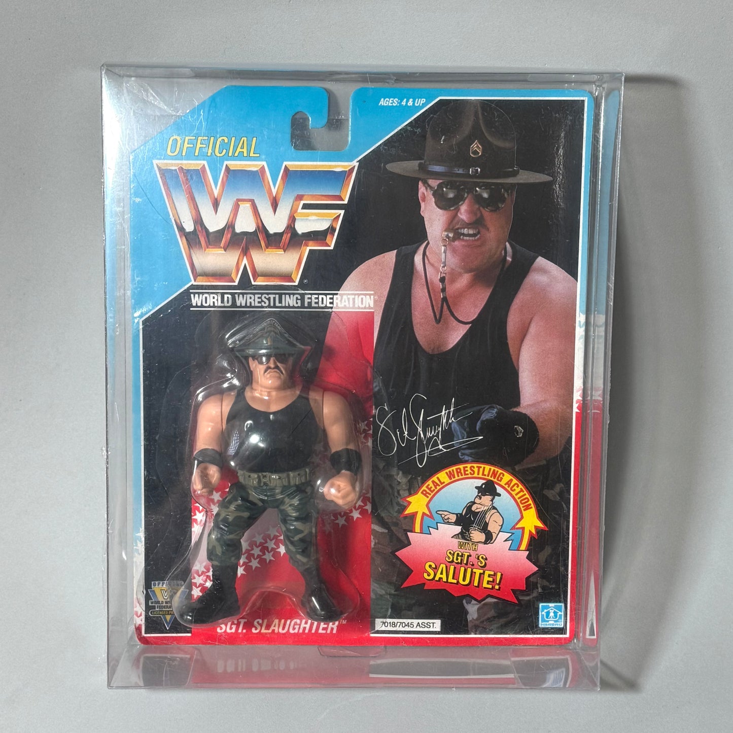 WWF Hasbro SGT. Slaughter Series 3 MOC