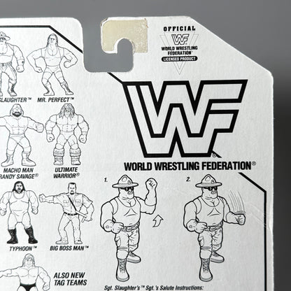 WWF Hasbro SGT. Slaughter Series 3 MOC