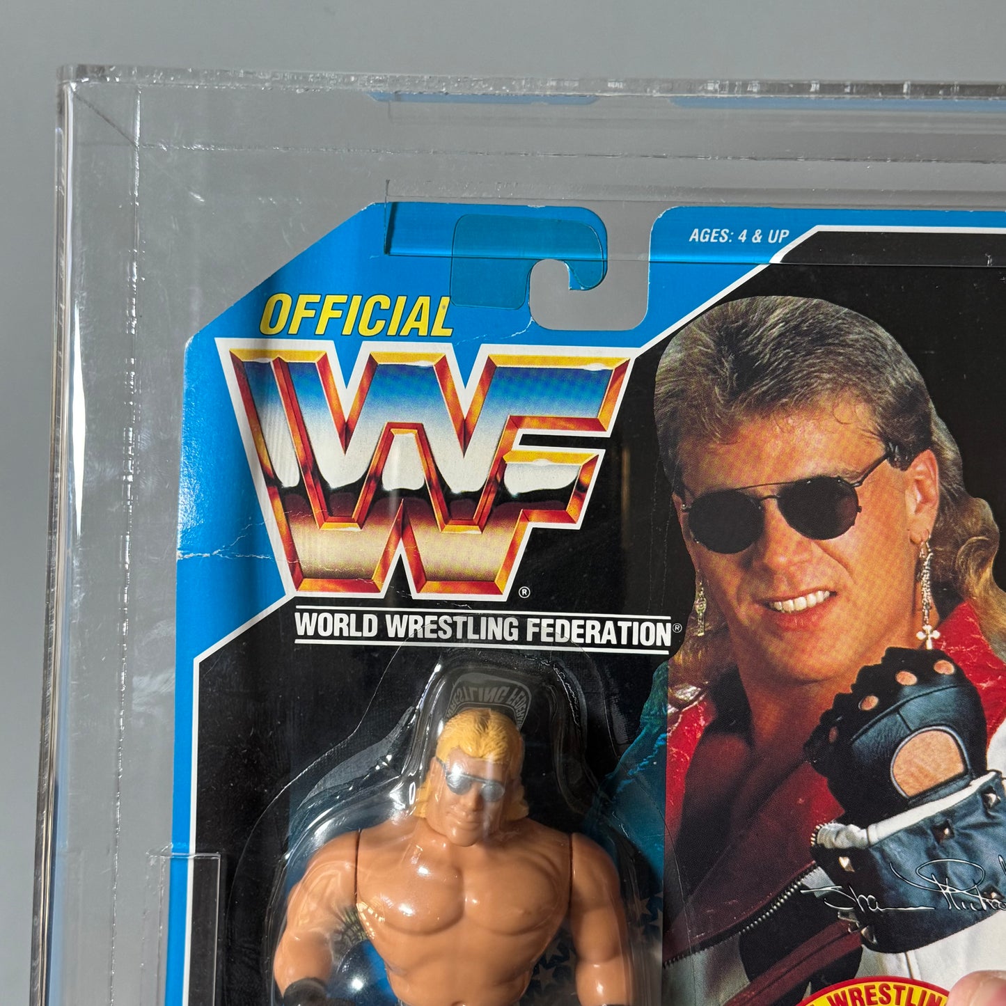 WWF Hasbro Shawn Michaels Series 10 MOC - UKG70% GRADE