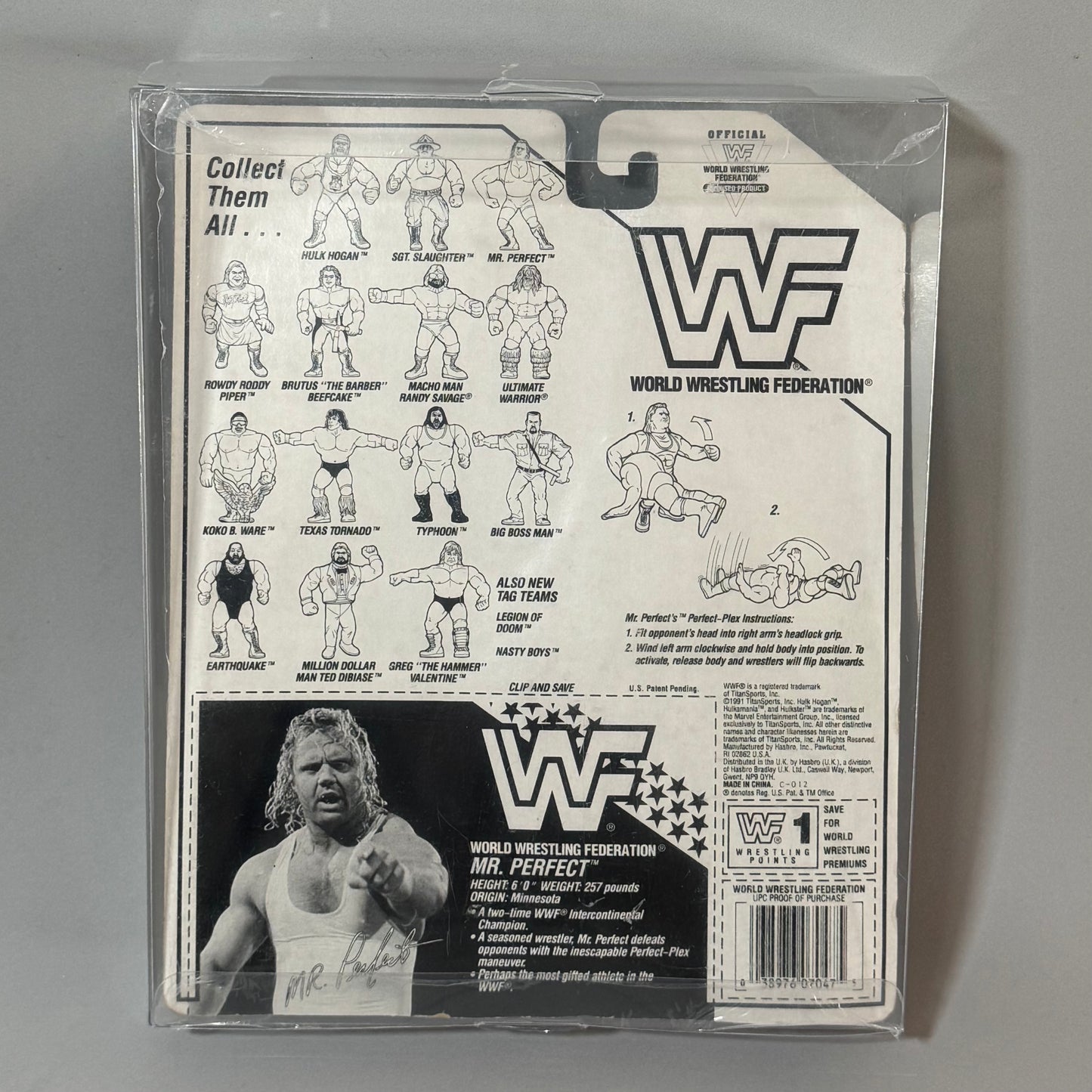 WWF Hasbro Mr. Perfect Series 3 MOC