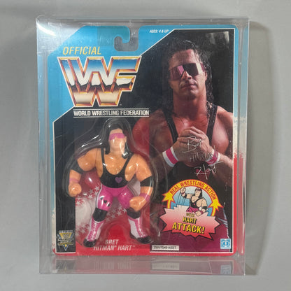 WWF Hasbro Bret "Hitman" Hart (Purple Heart) Series 4 MOC