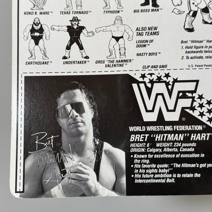 WWF Hasbro Bret "Hitman" Hart (Purple Heart) Series 4 MOC