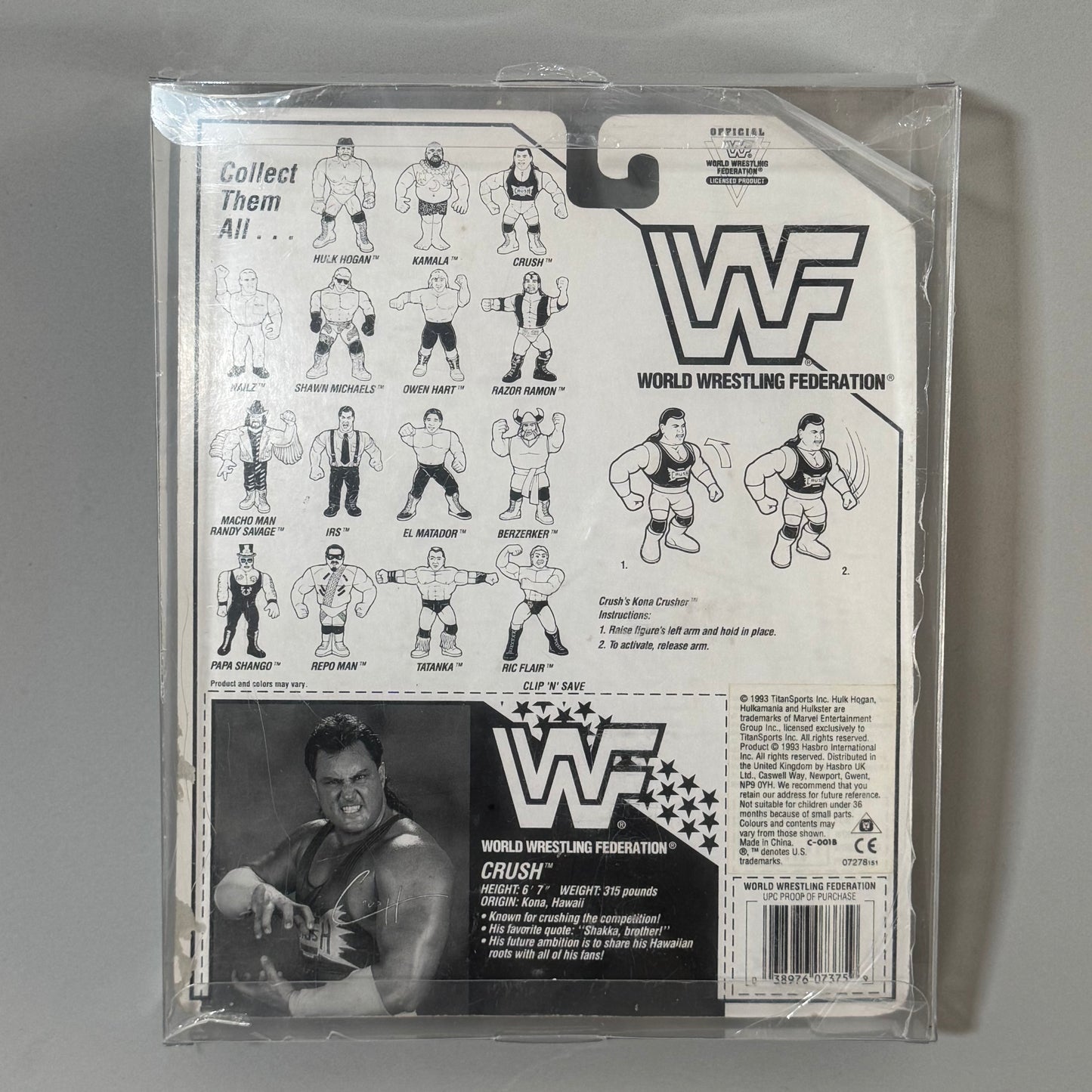 WWF Hasbro Crush Series 7 MOC