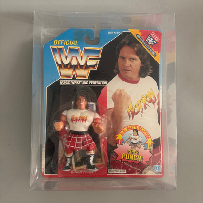 WWF Hasbro Rowdy Roddy Piper (With Collector Card Inside) Series 2 MOC