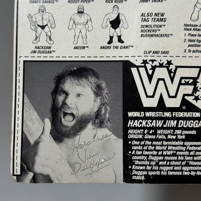 WWF Hasbro Hacksaw Jim Duggan Series 2 MOC