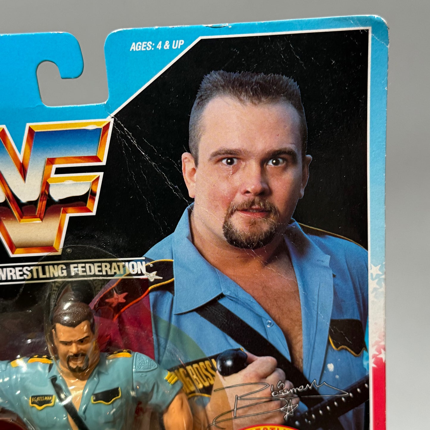 WWF Hasbro Big Boss Man Series 3 MOC