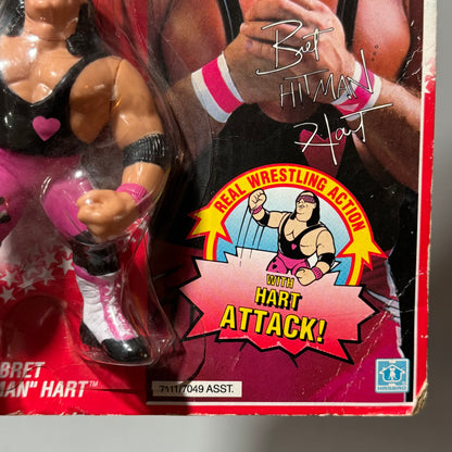 WWF Hasbro Bret "Hitman" Hart (Pink Heart) Series 4 MOC