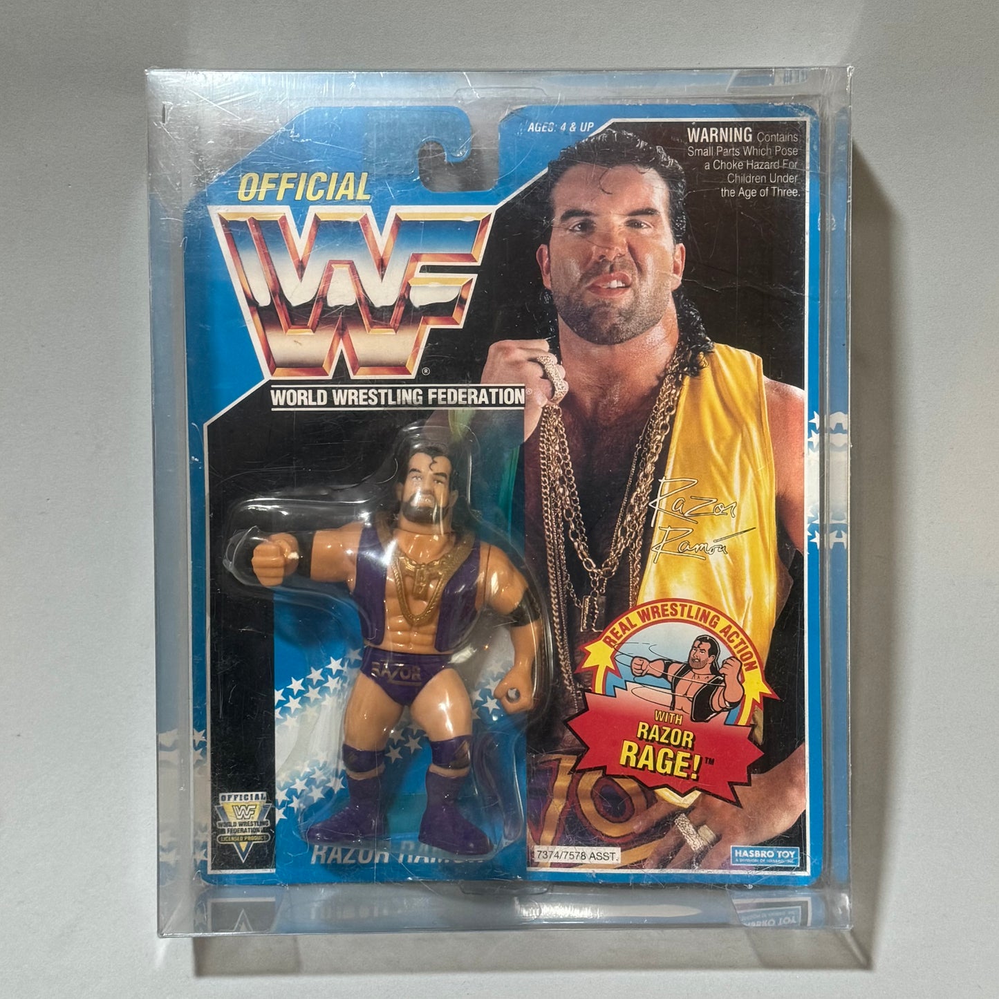 WWF Hasbro Razor Ramon (Purple Trunks) Series 10 MOC