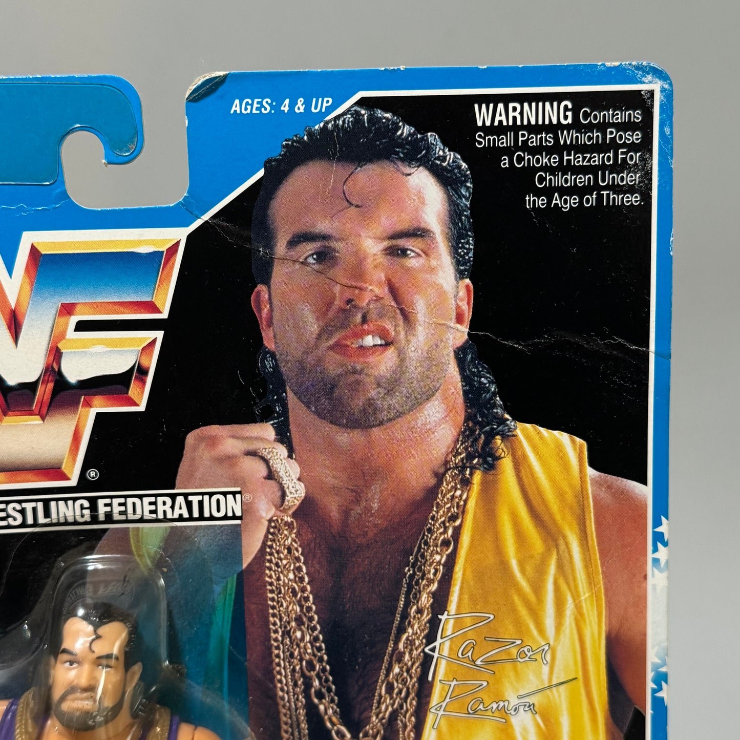 WWF Hasbro Razor Ramon (Purple Trunks) Series 10 MOC