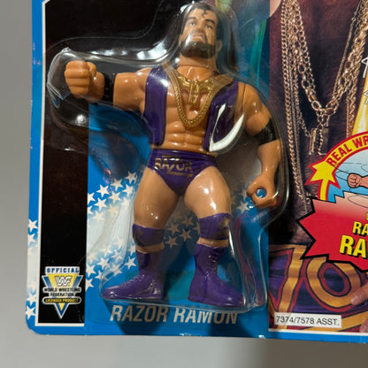 WWF Hasbro Razor Ramon (Purple Trunks) Series 10 MOC