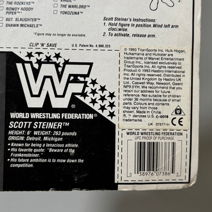 WWF Hasbro Scott Steiner Series 9 MOC