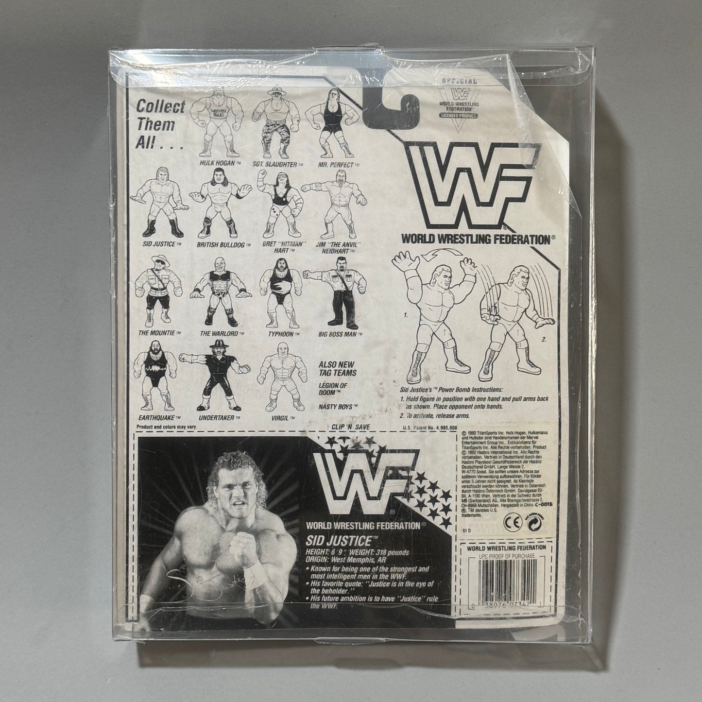 WWF Hasbro Sid Justice Series 5 MOC