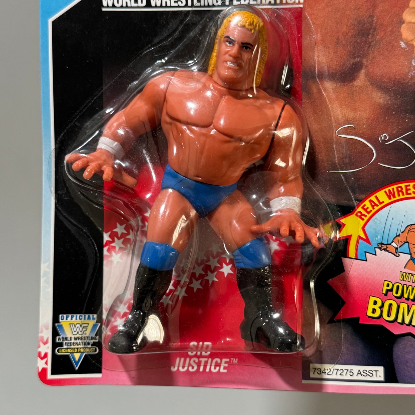 WWF Hasbro Sid Justice Series 5 MOC