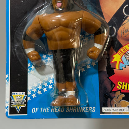 WWF Hasbro Samu Of The Head Shrinkers Series 10 MOC