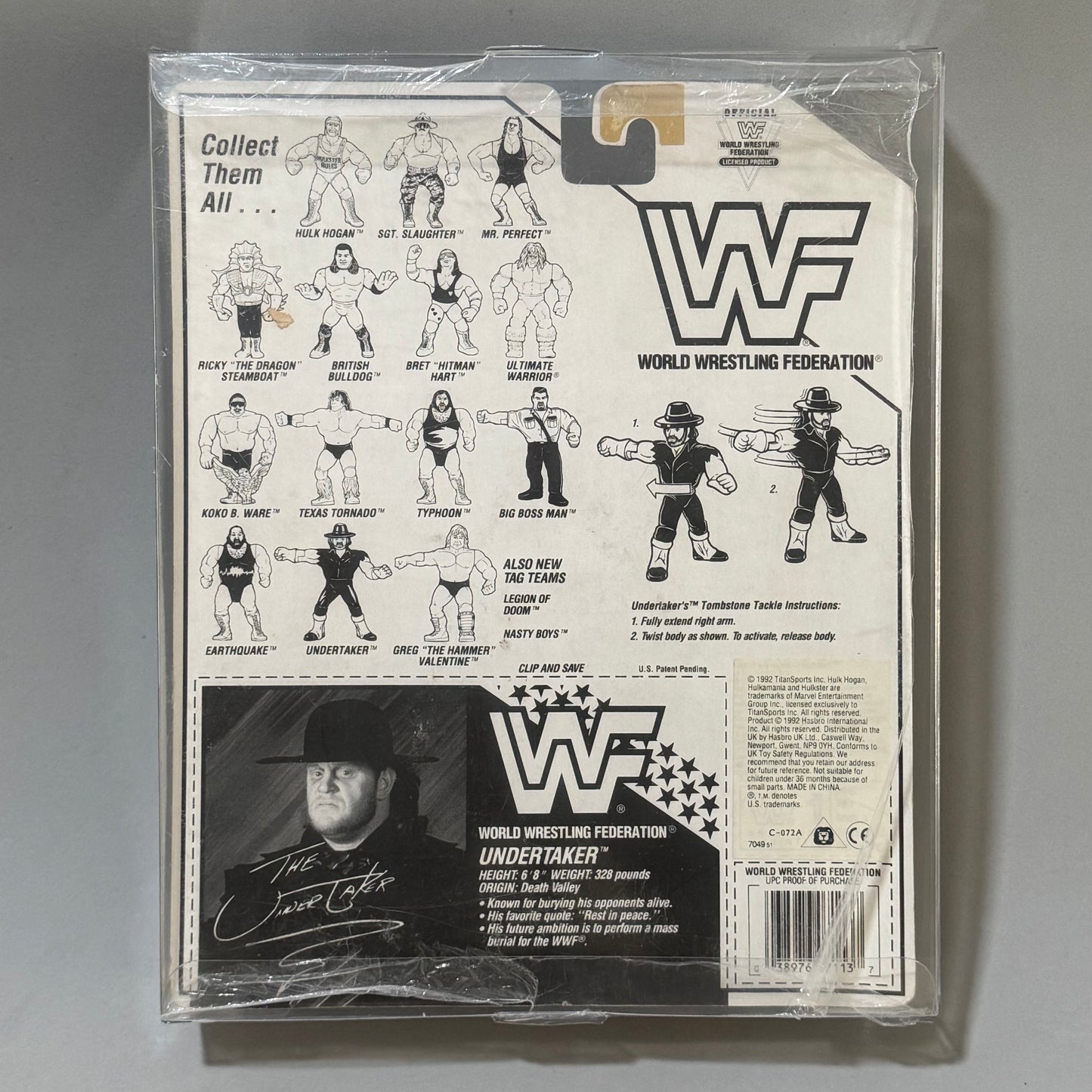 WWF Hasbro Undertaker Series 4 MOC