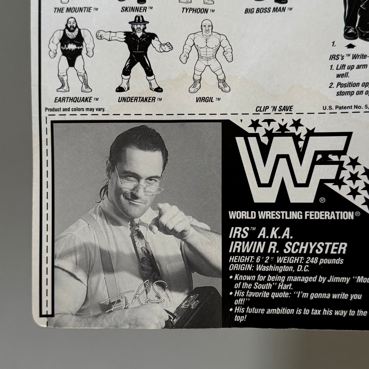 WWF Hasbro IRS Series 5 MOC