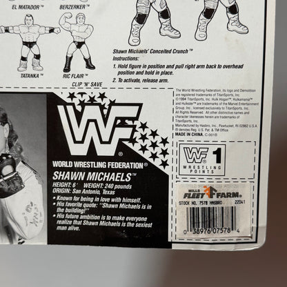 WWF Hasbro Shaun Michaels (White Trunks) Series 10 MOC