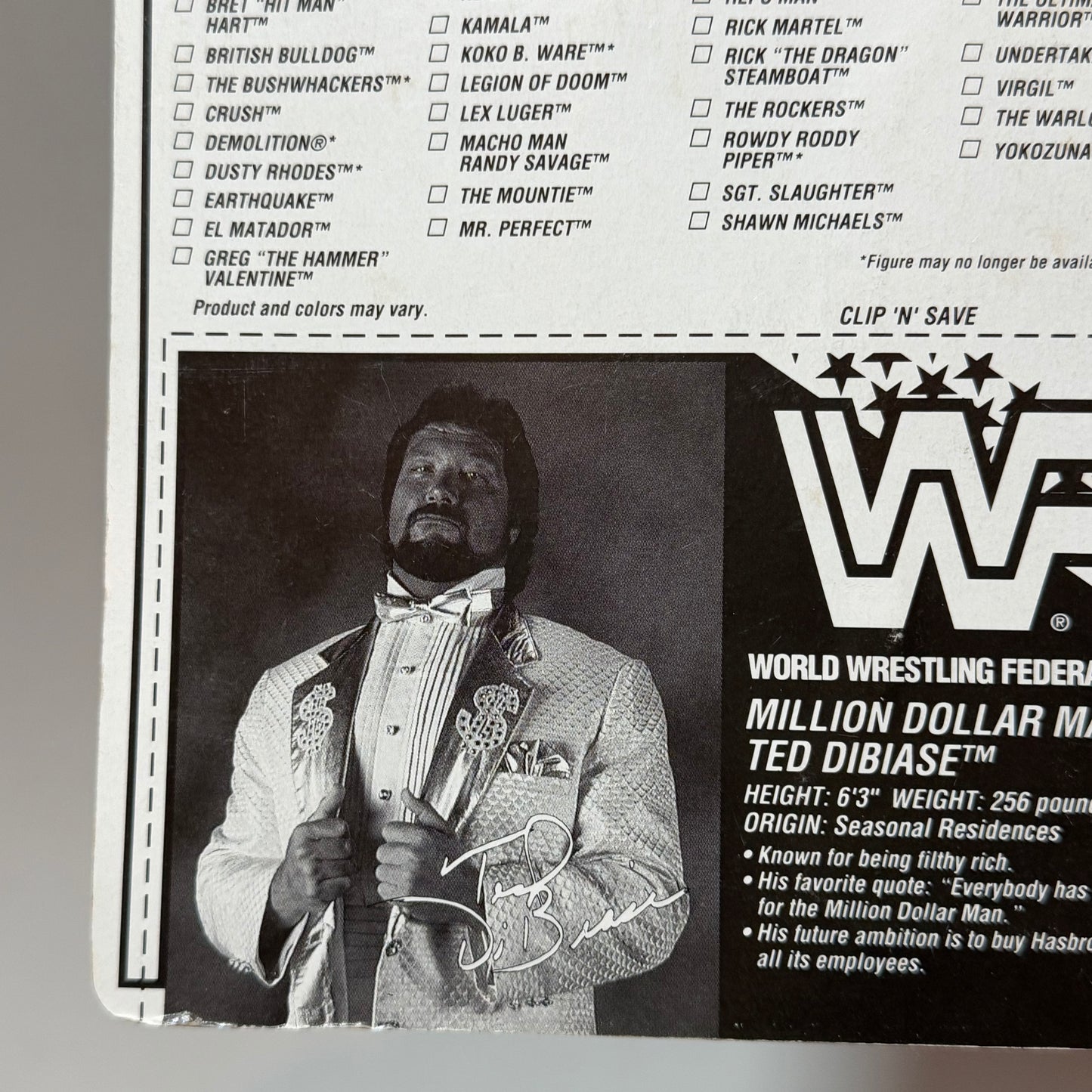 WWF Hasbro Million Dollar Man Ted DiBiase Series 9 MOC