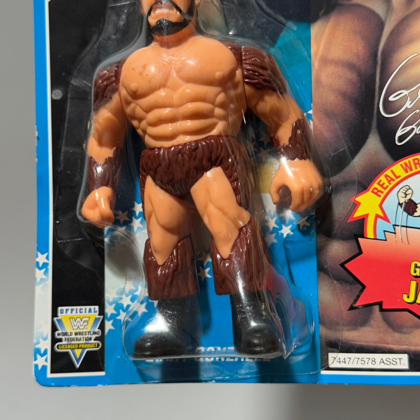 WWF Hasbro Giant Gonzalez Series 10 MOC