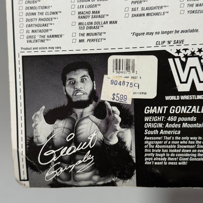 WWF Hasbro Giant Gonzalez Series 10 MOC