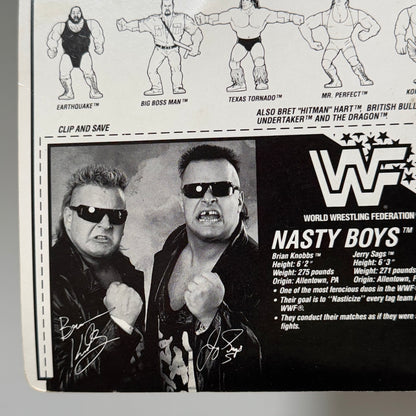 WWF Hasbro Nasty Boys Tag Team MOC