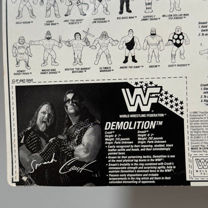 WWF Hasbro Demolition Tag Team MOC