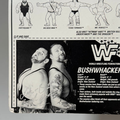 WWF Hasbro The Bushwhackers Tag Team MOC