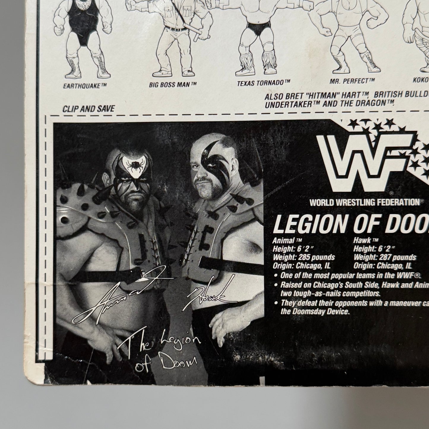 WWF Hasbro Legion Of Doom Tag Team MOC