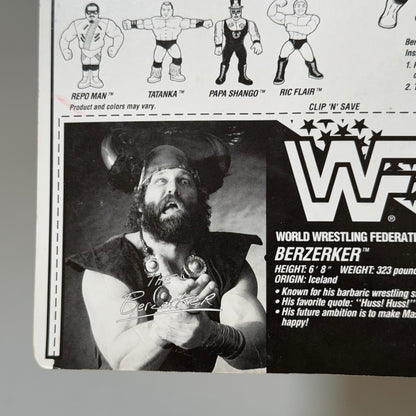 WWF Hasbro Berzerker Series 6 MOC