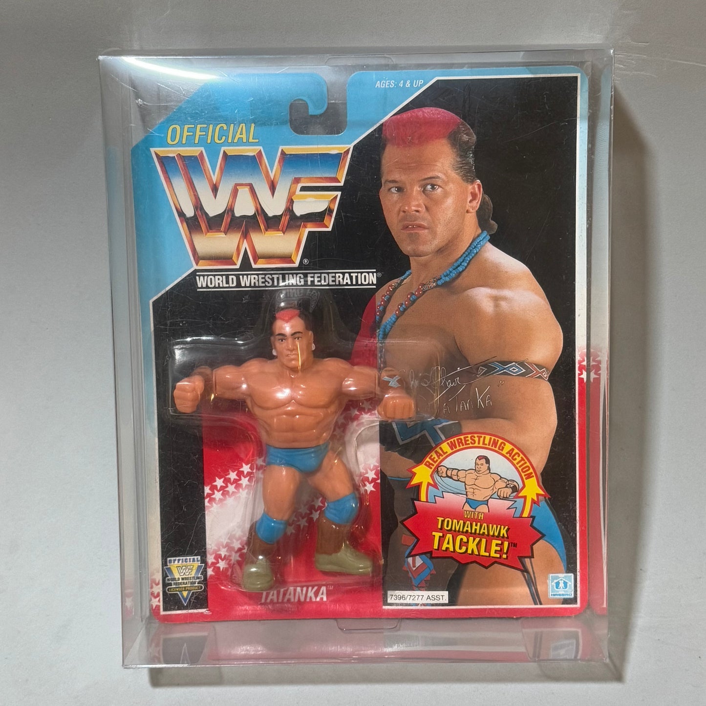 WWF Hasbro Tatanka Series 6 MOC