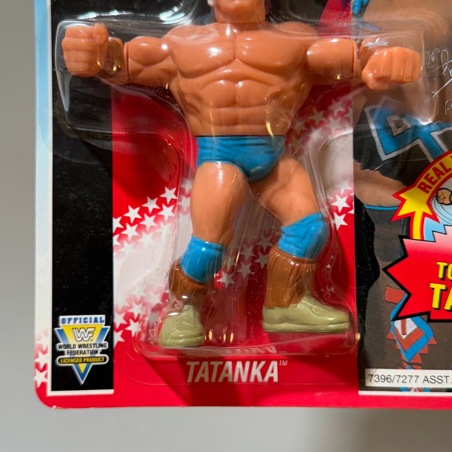 WWF Hasbro Tatanka Series 6 MOC