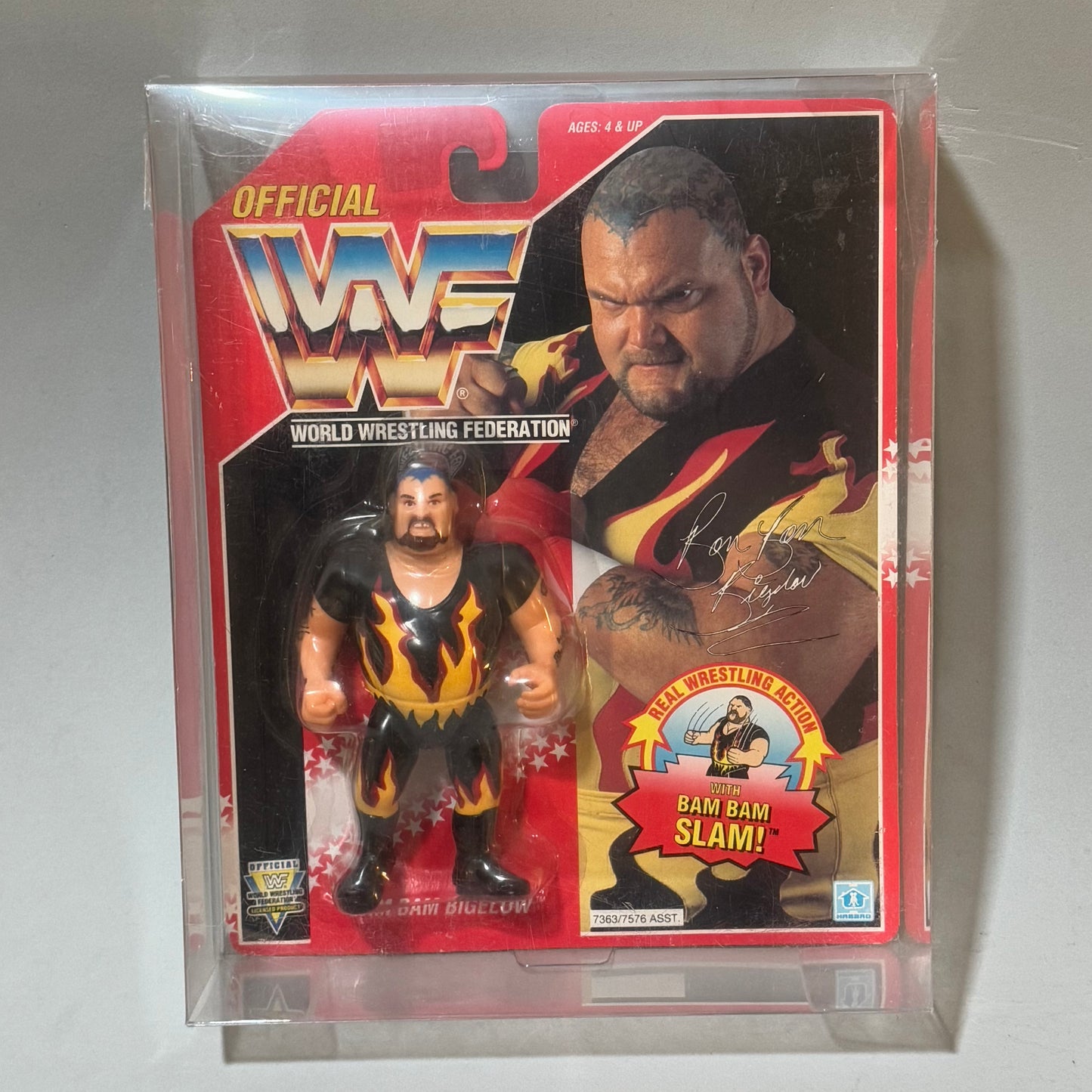 WWF Hasbro Bam Bam Bigelow Series 8 MOC