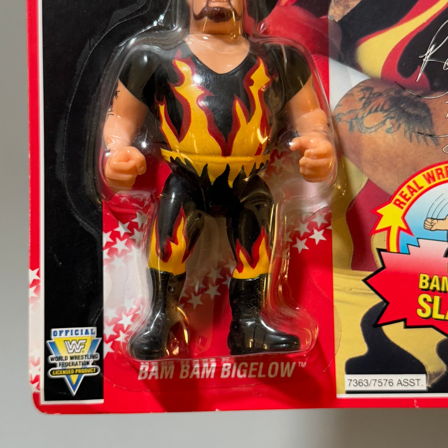 WWF Hasbro Bam Bam Bigelow Series 8 MOC