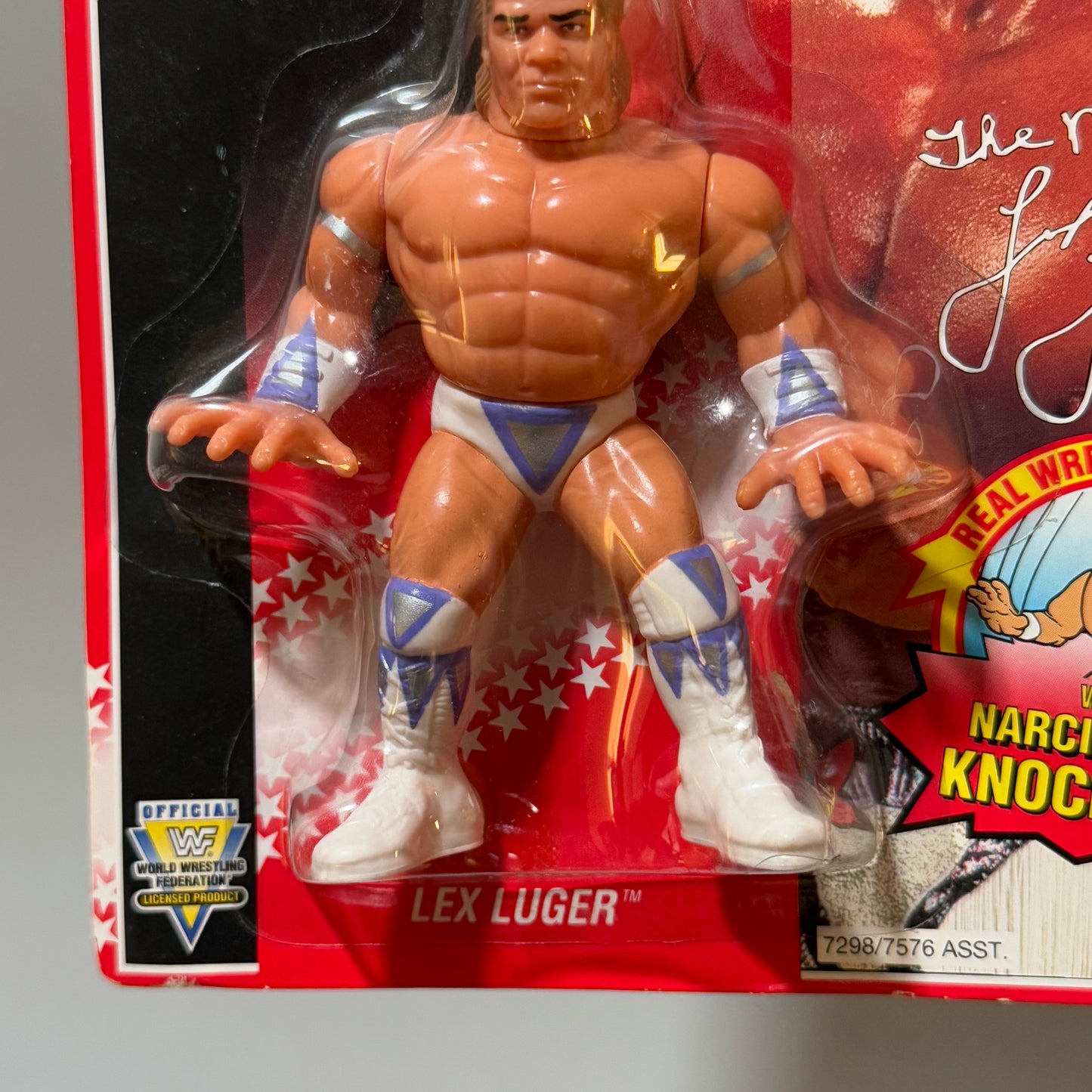 WWF Hasbro Lex Luger Series 8 MOC