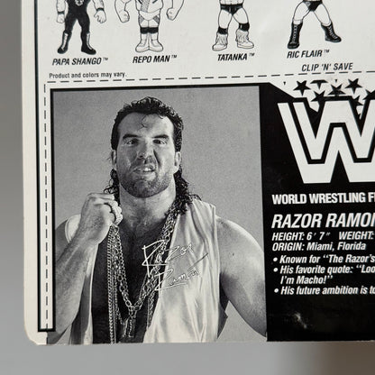 WWF Hasbro Razor Ramon (Red Trunks) Series 10 MOC