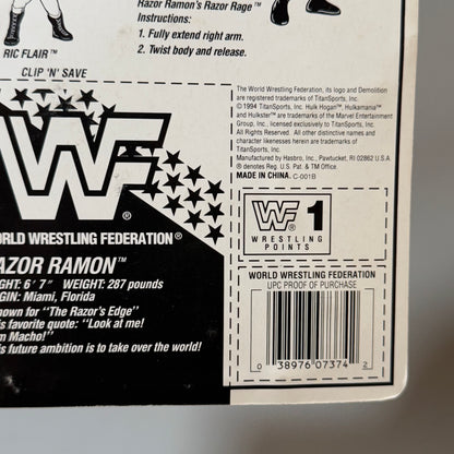 WWF Hasbro Razor Ramon (Red Trunks) Series 10 MOC