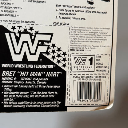 WWF Hasbro Bret "Hit Man" Hart Series 8 MOC