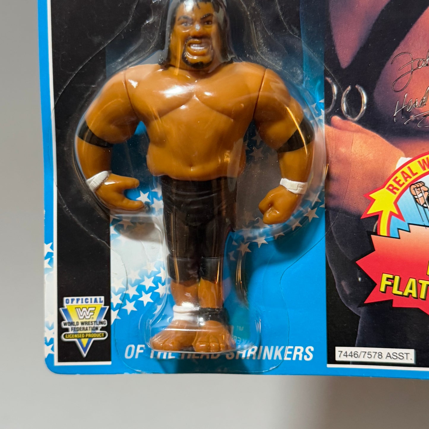 WWF Hasbro Fatu Of The Head Shrinkers Series 10 MOC