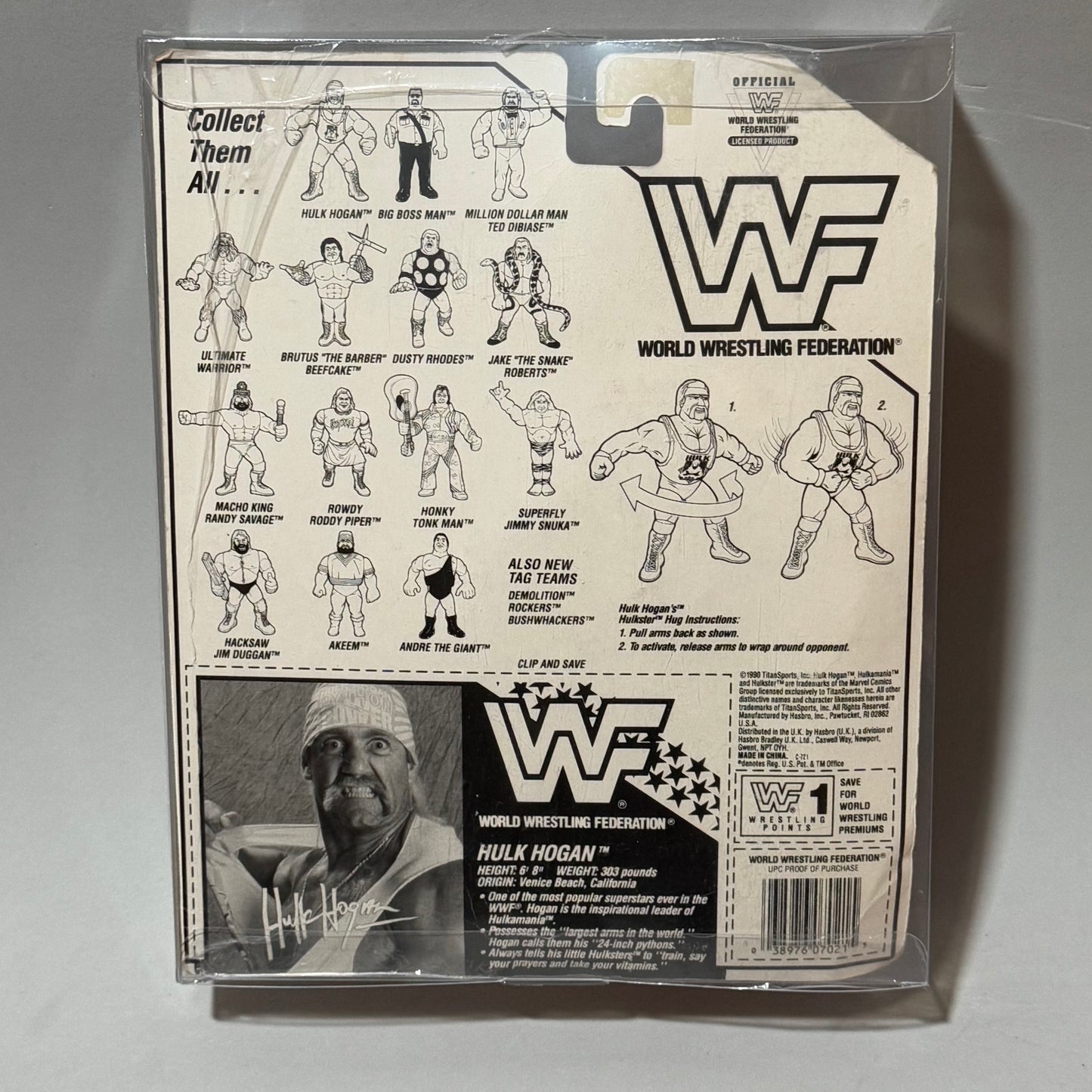 WWF Hasbro Hulk Hogan Series 2 MOC