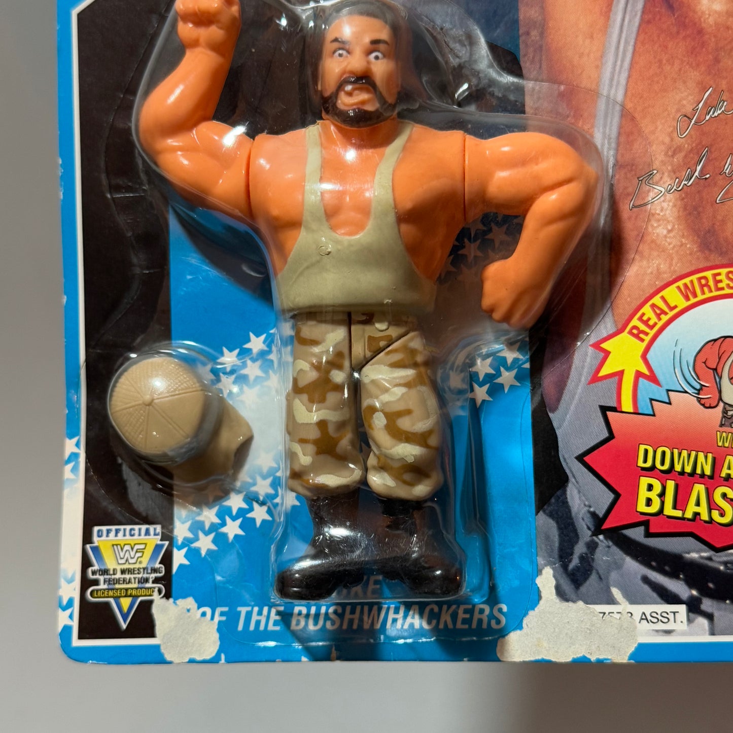 WWF Hasbro Luke Of The Bushwhackers Series 10 MOC