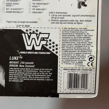 WWF Hasbro Luke Of The Bushwhackers Series 10 MOC