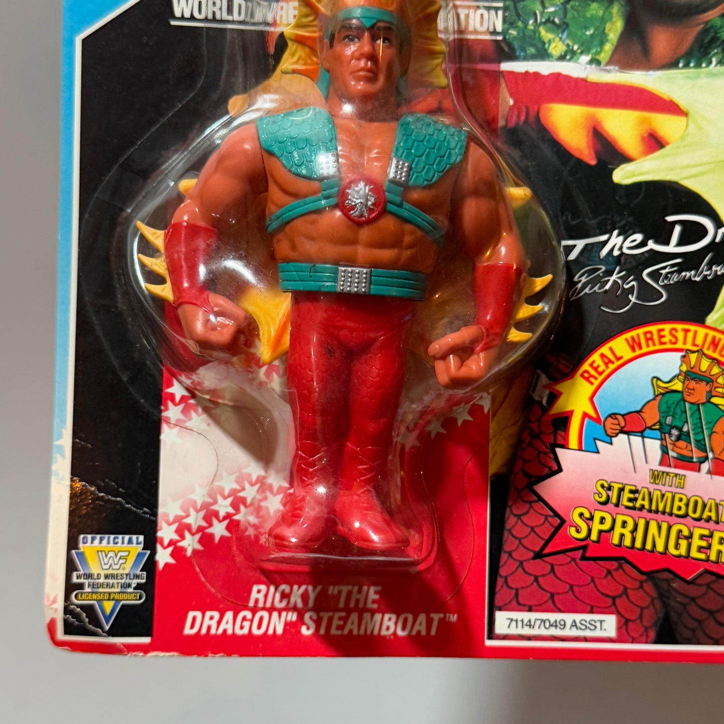 WWF Hasbro Ricky "The Dragon" Steamboat Series 4 MOC