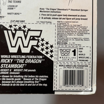 WWF Hasbro Ricky "The Dragon" Steamboat Series 4 MOC