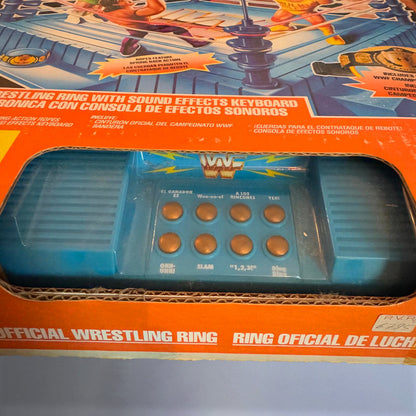 Vintage Hasbro WWF Ring With Sound Effects 1991