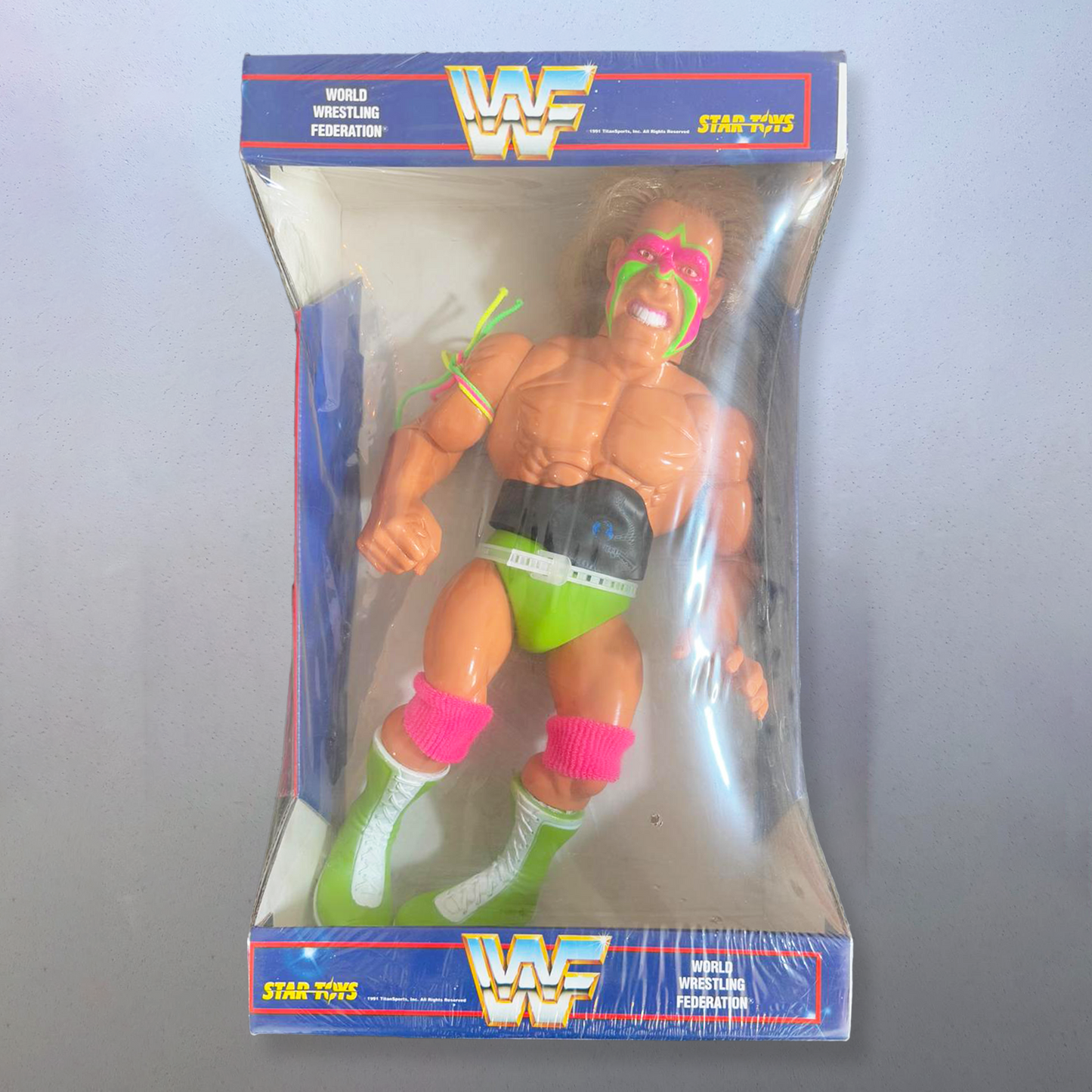 RARE WWF Ultimate Warrior STAR TOYS Figure MOC