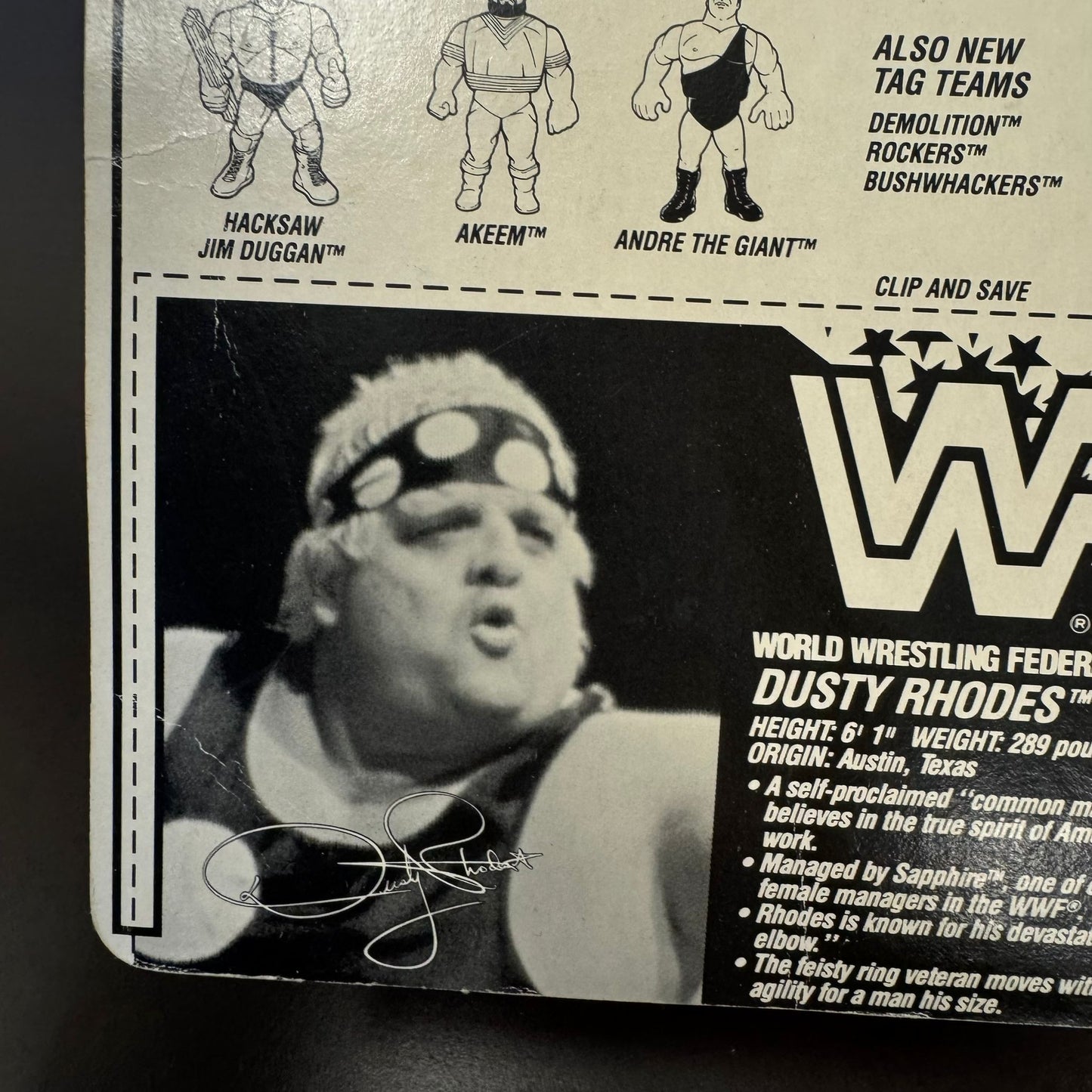 WWF Hasbro Dusty Rhodes Series 2 MOC