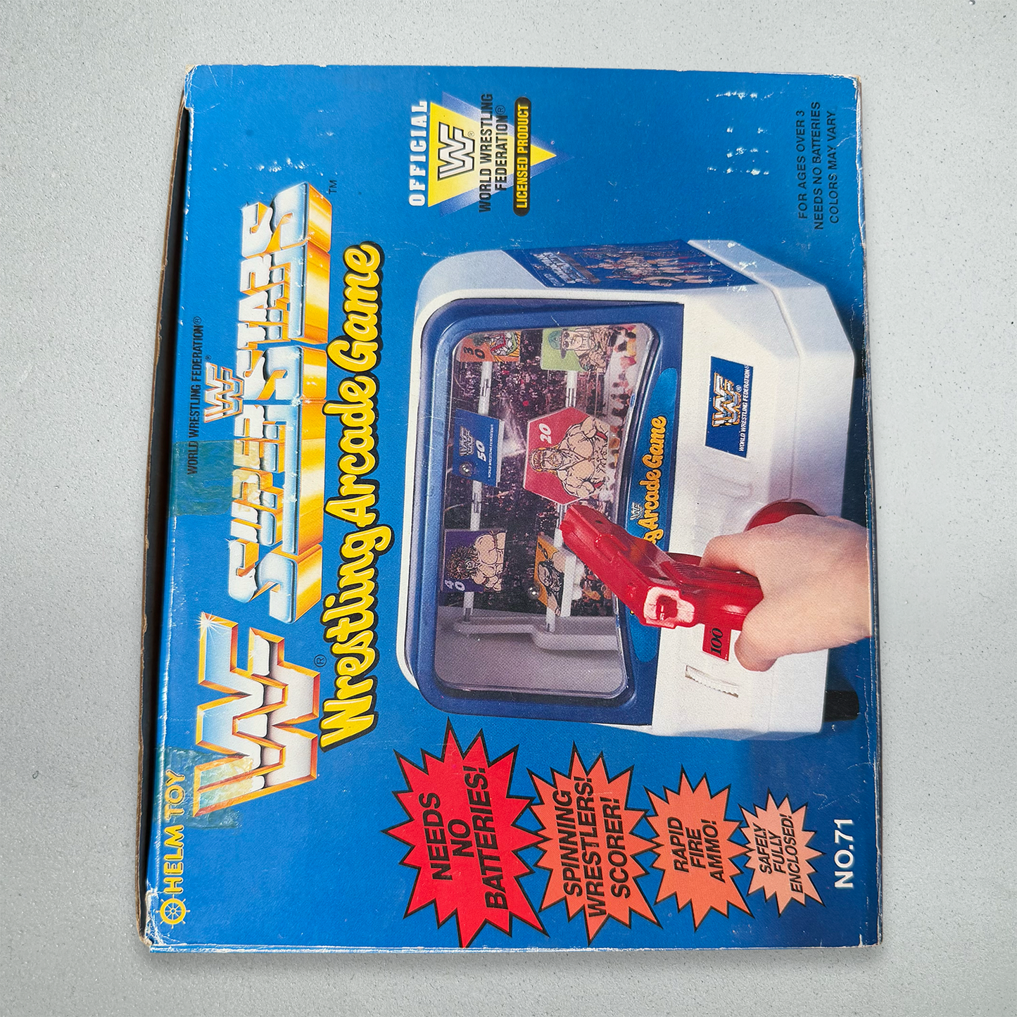 1991 Helm Toy WWF Superstars Wrestling Arcade Game